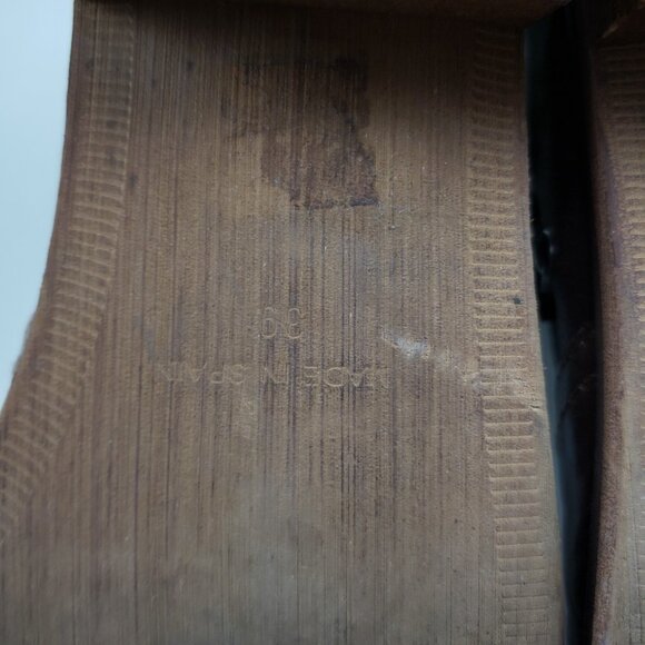 Mala Vita MTNG Agatha Boot Womens 8.5-9 39 Brown Sundance Boho Moto Ankle Spain - Picture 10 of 14